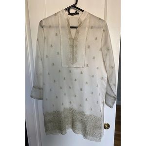 Pakistani embroidered tunic